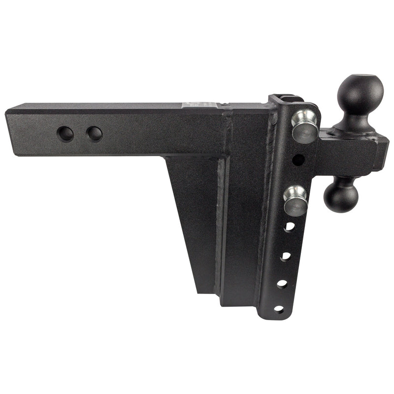 Bulletproof Extreme Duty 8” Drop/Rise Trailer Hitch 2.5" Box Steel Shank