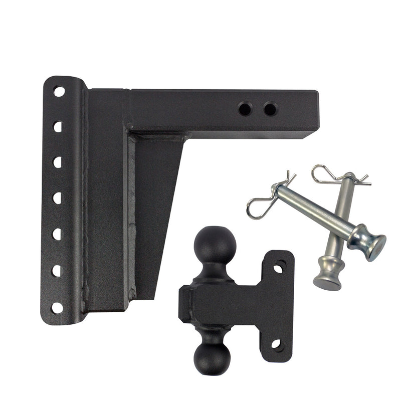 Bulletproof Extreme Duty 8” Drop/Rise Trailer Hitch 2.5" Box Steel Shank