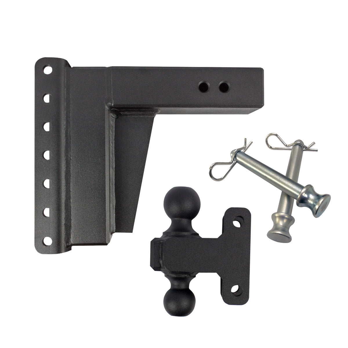 Bulletproof Extreme Duty 8” Drop/Rise Trailer Hitch 3" Box Steel Shank