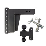 Bulletproof Extreme Duty 8” Drop/Rise Trailer Hitch 3" Box Steel Shank