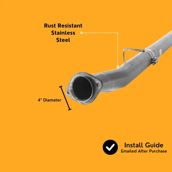 DPF & CAT Delete Pipe | Ford Powerstroke 2008-2010 thedieseldudes