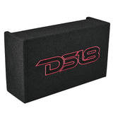 10" Loaded Amplified Shallow Down Fire Subwoofer Enclosure 250 Watts Rms
