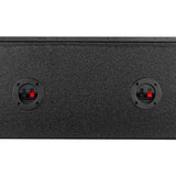 Quad 8" Ported Subwoofer Enclosure For DODGE 4 Door Crew Cab 19-23