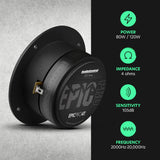 AudioControl EPICPRO4T 4" 80W RMS Bullet Tweeters (Pair) AudioControl