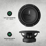 AudioControl EPICX 8 | 8" 400W RMS Subwoofer DVC AudioControl