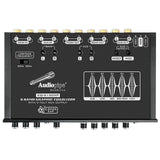 Audiopipe 5 Band Graphic Equalizer with 9 Volt RCA Output (EQ-515DXP) Audiopipe