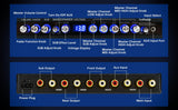 Audiopipe 5 Band Graphic Equalizer with 9 Volt RCA Output (EQ-515DXP) Audiopipe