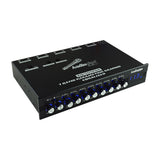Audiopipe 7 Band Parametric Graphic Equalizer with 9V Line Driver (EQ-707PAR） Audiopipe