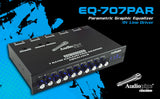 Audiopipe 7 Band Parametric Graphic Equalizer with 9V Line Driver (EQ-707PAR） Audiopipe