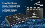 Audiopipe 7 Band Parametric Graphic Equalizer with 9V Line Driver (EQ-707PAR） Audiopipe