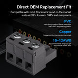 3-Pin 12V Molex Power Connector (EQ-CON-12V), Sold Individually Audiopipe