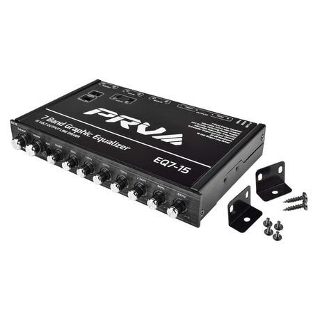 PRV Audio EQ7-15 7-Band Car Audio Equalizer 15V