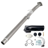 TruckTok 2008-2010 6.4L Ford Powerstroke 4inch Cat DPF Delete Pipe EGR Delete Kit TruckTok