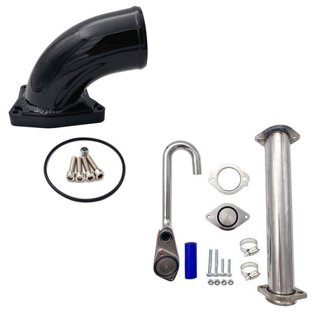 TruckTok 2003-2007 6.0L Ford Powerstroke Diesel EGR Cooler Delete Kit w/Intake Elbow TruckTok