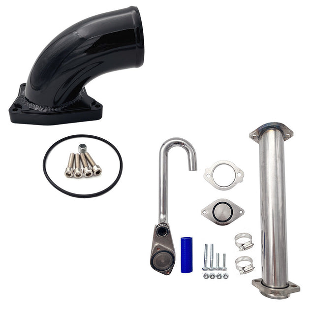 TruckTok 2003-2007 6.0L Ford Powerstroke Diesel EGR Cooler Delete Kit w/Intake Elbow TruckTok