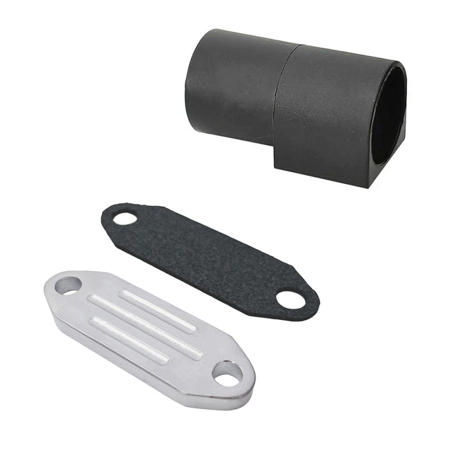 TruckTok 1986-1995 2.8L 4.9L 5.0L Ford F150 F250 Mustang Bronco EGR Simulator Eliminator/Block Off Plate Kit TruckTok