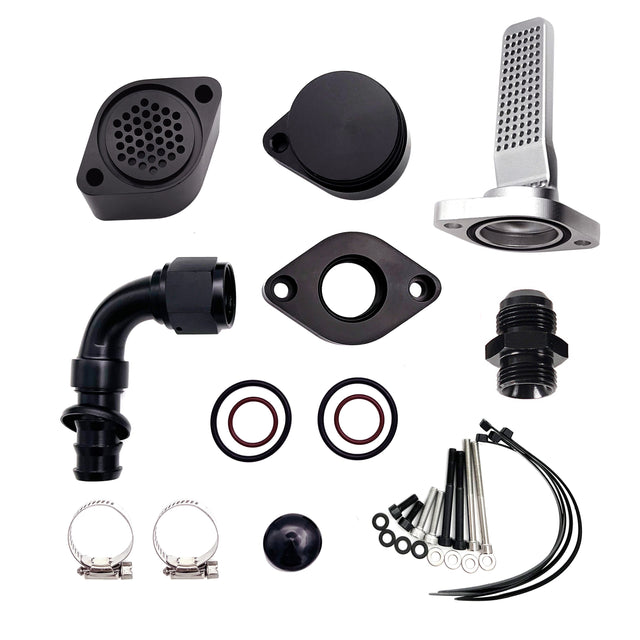 TruckTok 2011-2023 6.7L Ford Powerstroke CCV PCV Reroute Engine Ventilation Kit(No tube) TruckTok
