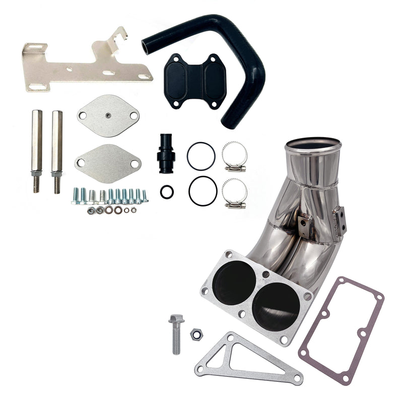 TruckTok 2010-2018 6.7L Ram Cummins 3.5" Intake Manifold Elbow Tube/EGR Cooler Delete kit