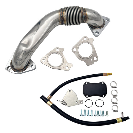 TruckTok 2011-2016 6.6L Chevy Duramax LML Up-Pipe & EGR Cooler Delete Kit (Passenger Side) TruckTok