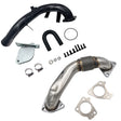 TruckTok 2007.5-2010 6.6L Duramax Passenger Up-Pipe & EGR Delete Kit w/intake TruckTok