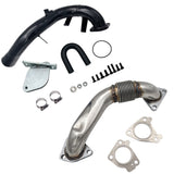 TruckTok 2007.5-2010 6.6L Duramax Passenger Up-Pipe & EGR Delete Kit w/intake TruckTok