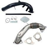 TruckTok 2006-2007.5 6.6L Chevy Duramax Passenger Up-Pipe & EGR Delete Kit w/Intake TruckTok