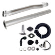 TruckTok 2011-2023 6.7L Powerstroke 4" Exhaust Delete Pipe & CCV Reroute Kit TruckTok