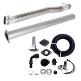 TruckTok 2011-2023 6.7L Powerstroke 4" Exhaust Delete Pipe & CCV Reroute Kit TruckTok