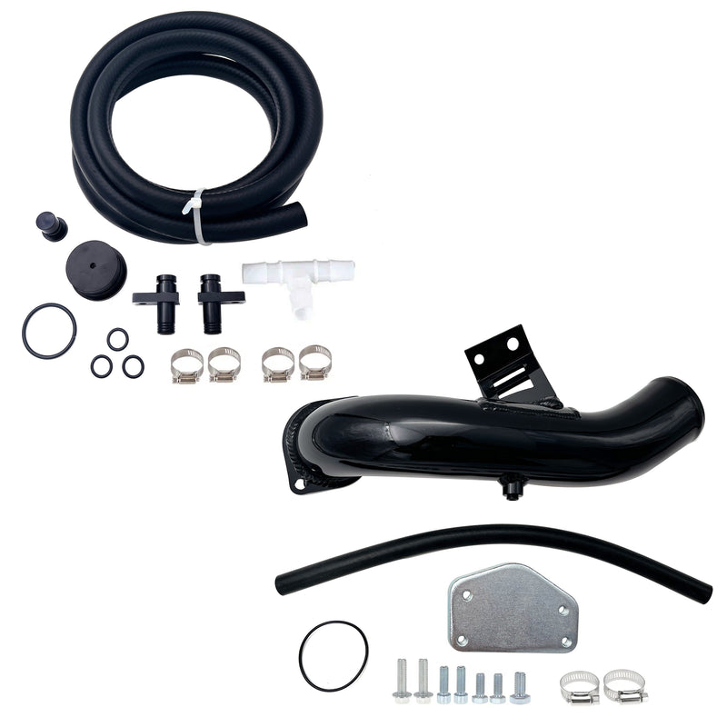 TruckTok 2004-2005 6.6L Duramax LLY CCV PCV Reroute & EGR Delete Kit