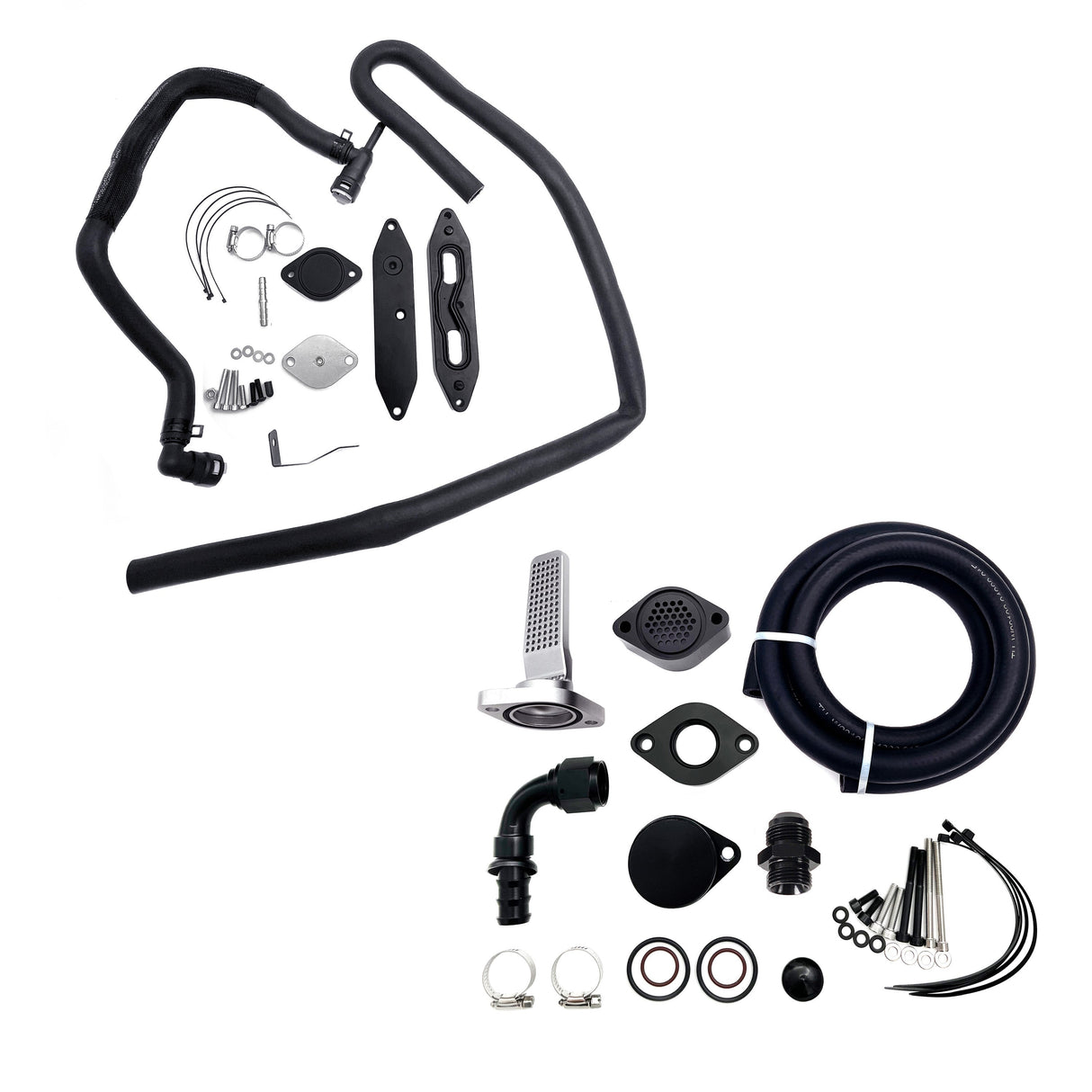 TruckTok 2011-2019 6.7L Powerstroke 5" Dp-Back pipe & CCV Reroute EGR cooler Delete Kit TruckTok