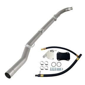 TruckTok 2011-2015 6.6L Duramax LML 4" DPF & CAT Delete Pipe & EGR Cooler Delete Kit TruckTok
