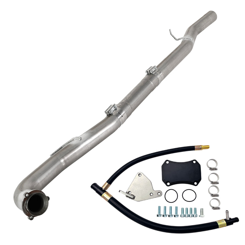 TruckTok 2015.5-2016 6.6L Duramax LML 4" DPF & CAT Delete Pipe & EGR Cooler Delete Kit