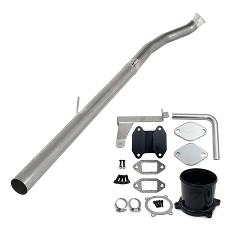 TruckTok 2007.5-2009 6.7L Ram Cummins 4" DPF Delete Race Pipe & EGR Delete Kit TruckTok