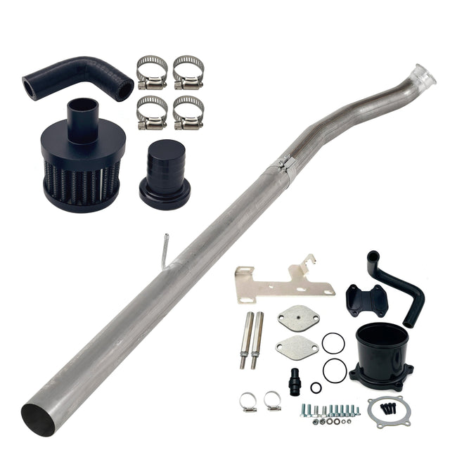 TruckTok 2010-2012 6.7L Ram Cummins 4" DPF Delete Pipe & EGR cooler Delete Kit TruckTok