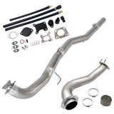 TruckTok 2017-2023 6.6L Duramax 4" DPF pipe & 3.5" Downpipe w/EGR Delete kit TruckTok