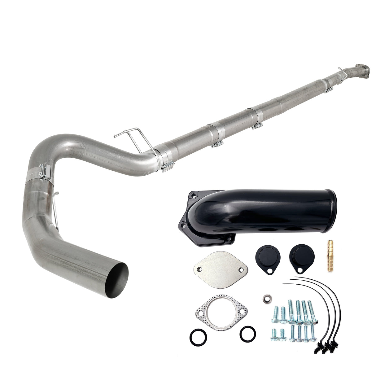 TruckTok 2008-2010 6.4L Ford Powerstroke 5" Dp-Back DPF Delete Pipe & EGR Delete Kit TruckTok