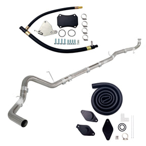 Trucktok 2015.5-2016 6.6L Duramax LML 4" DP-Back DPF delete Pipe & EGR/CCV Delete Kit TruckTok