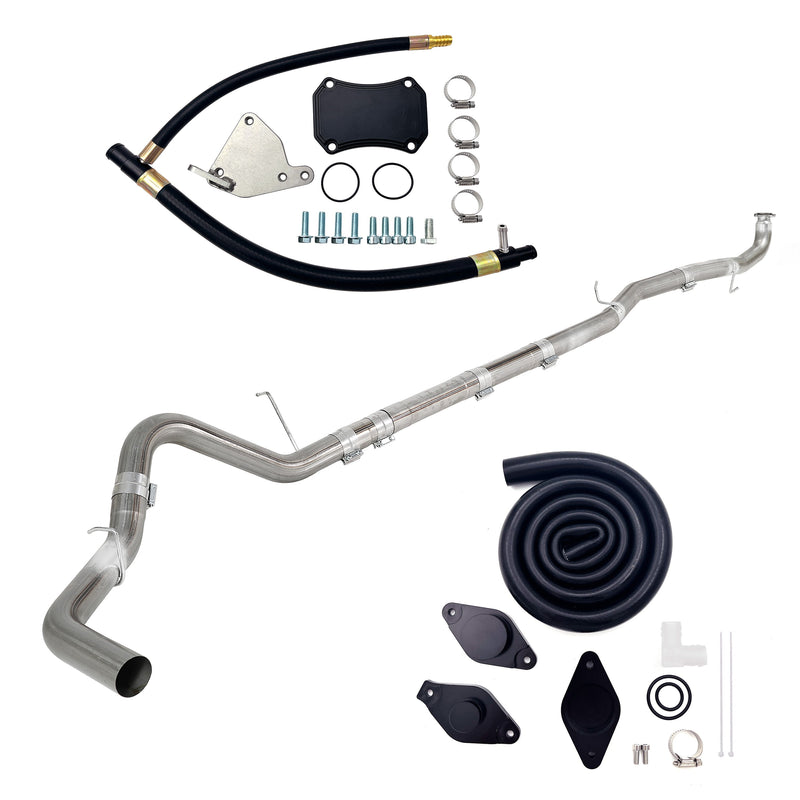 Trucktok 2015.5-2016 6.6L Duramax LML 4" DP-Back DPF delete Pipe & EGR/CCV Delete Kit