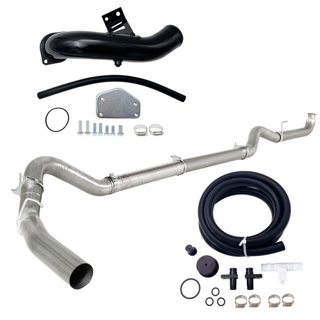 TruckTok 2004-2005 6.6L Duramax LLY 4" DP-Back DPF delete Pipe & EGR Delete Kit TruckTok