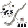 2017-2019 6.6L Duramax L5P 4" DPF Delete pipe & 3.5" Downpipe w/EGR Delete kit TruckTok