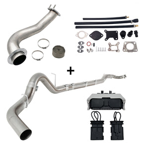 TruckTok 2020-2023 6.6L Duramax L5P 5" DPF Delete pipe & 3.5" Downpipe w/EGR Delete kit TruckTok