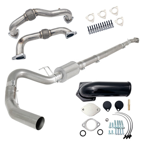 TruckTok 2008-2010 6.4L Ford Powerstroke 5" Dp-Back DPF Delete Pipe & EGR Delete Kit TruckTok