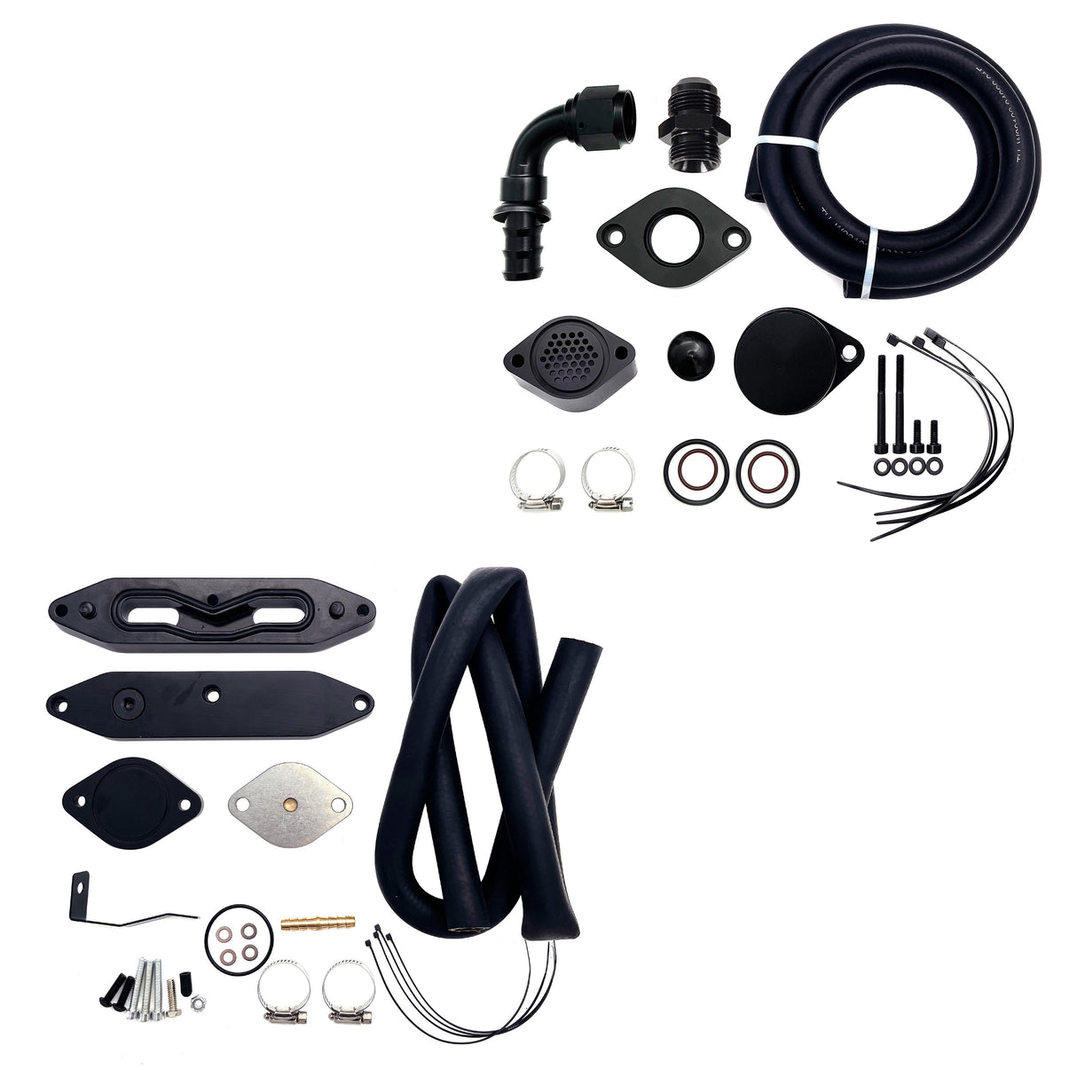 TruckTok 2011-2023 6.7L Ford Powerstroke CCV Reroute Ventilation EGR Delete Kit TruckTok