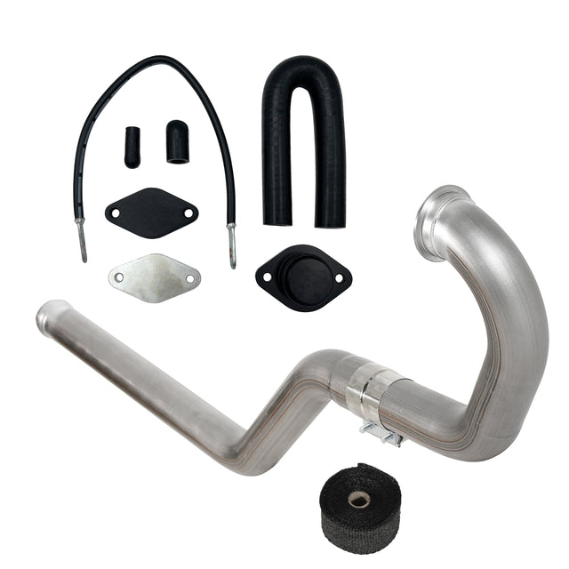 TruckTok 2020-2022 3.0L LM2 Duramax 3" Turbo Back DPF Delete Pipe & EGR Delete kit TruckTok