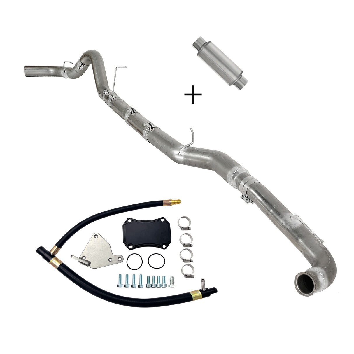 TruckTok 2011-2016 6.6L Duramax LML 4"/5" DP-Back DPF/EGR Delete kit TruckTok