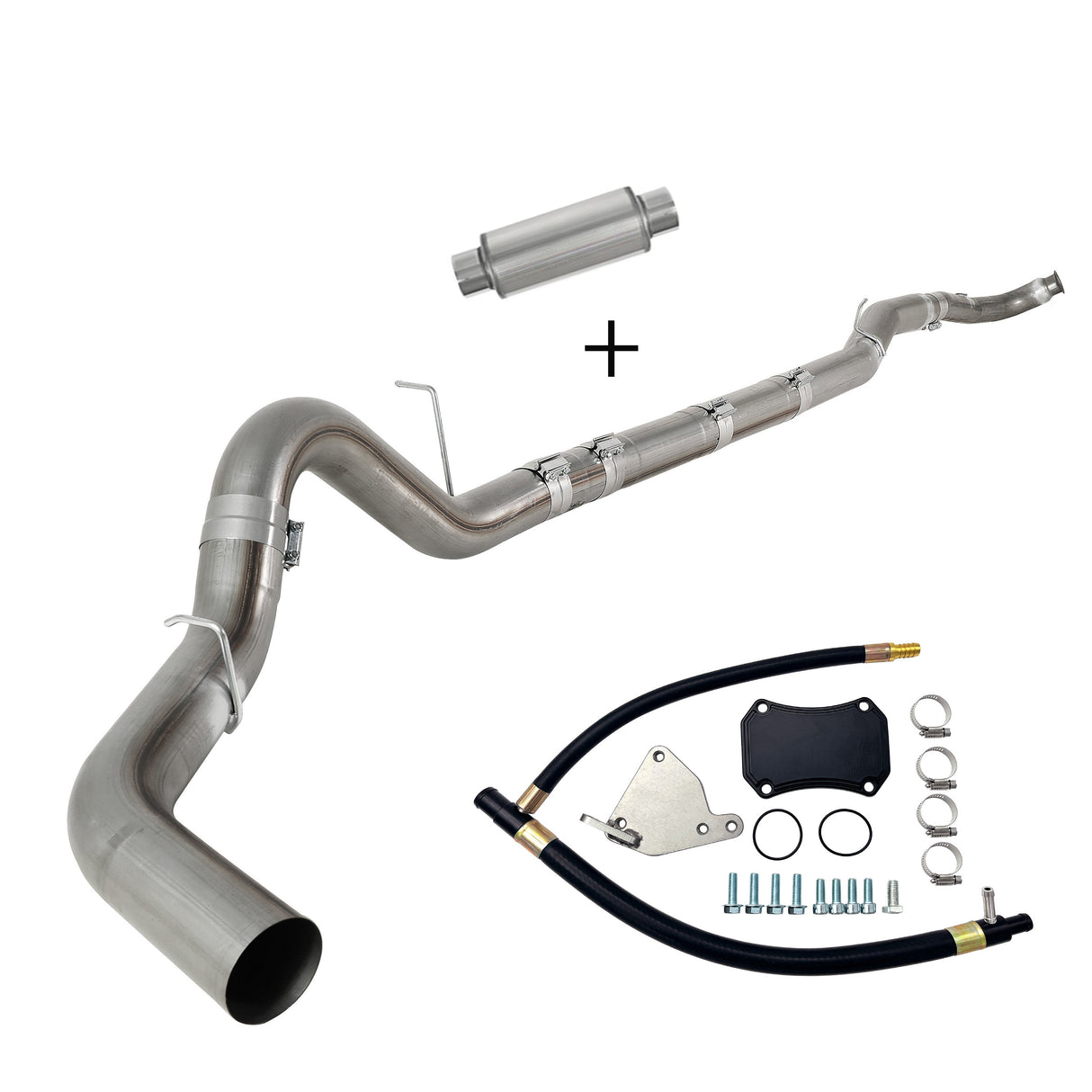 TruckTok 2011-2016 6.6L Duramax LML 4"/5" DP-Back DPF/EGR Delete kit TruckTok