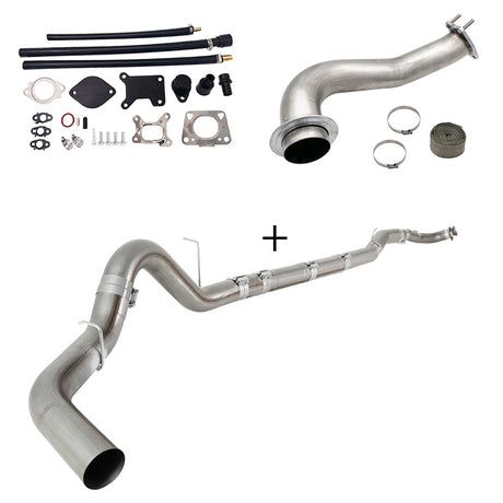 TruckTok 2017-2023 6.6L Duramax L5P DPF/CCV/EGR Delete & Downpipe w/Can Bus kit TruckTok