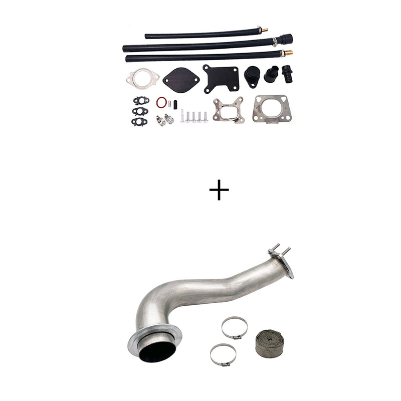 TruckTok 2017-2023 6.6L Duramax L5P DPF/CCV/EGR Delete & Downpipe w/Can Bus kit