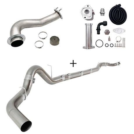 TruckTok 2017-2023 6.6L Duramax L5P DPF/CCV/EGR Delete & Downpipe w/Can Bus kit TruckTok