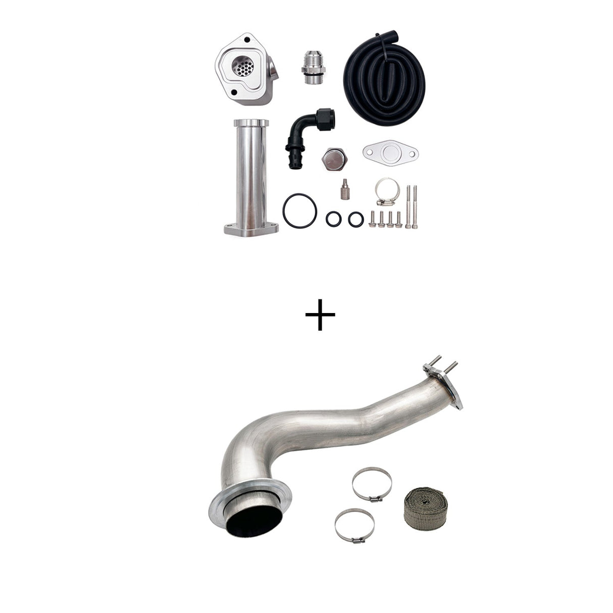 TruckTok 2017-2023 6.6L Duramax L5P DPF/CCV/EGR Delete & Downpipe w/Can Bus kit TruckTok